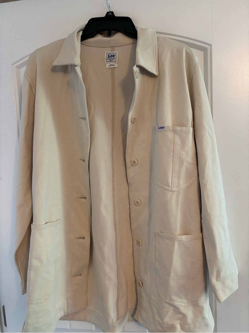 Lee women’s Beige Button-Front Work Jacket